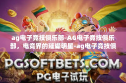 ag电子竞技俱乐部-AG电子竞技俱乐部，电竞界的璀璨明星-ag电子竞技俱乐部