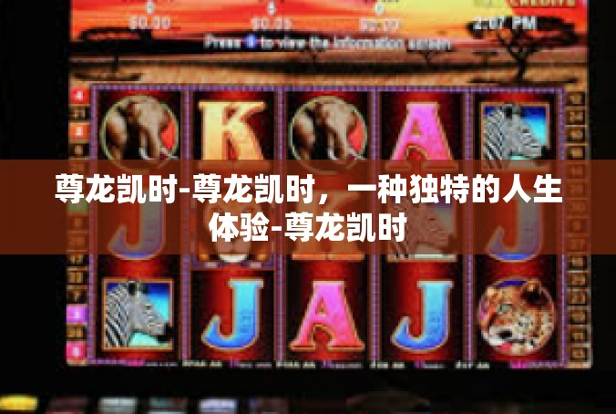 尊龙凯时-尊龙凯时，一种独特的人生体验-尊龙凯时